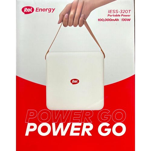 itel Energy 100,000mAh Portable power bank - 130W POWER GO